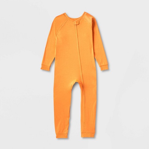 Toddler Adaptive Reversible Sleepwear - Cat & Jack™ Peach Orange 3t : Target