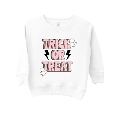 The Juniper Shop Trick Or Treat Lightning Bolt Toddler Graphic Sweatshirt