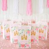 Blue Panda 24 Pack Pink Princess Castle Birthday Paper Gift Bags with Handles for Party Favors and Gift Wrapping - 2 of 4