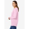 Woman Within Plus Size Perfect Long-Sleeve V-Neck Tee - 4 of 4