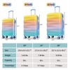 BEAFUP Luggage Set of 3,Hardshell Suitcases with Spinner Wheels and TSA Lock,Lightweight Durable PC+ABS,Expandable Design (20"/24"/28") - 3 of 4
