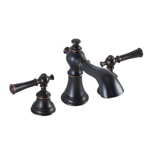 8" Centerset Two Handle Bathroom Faucet Oil Rubbed Bronze - Tosca: EPA WaterSense Certified, Brass, 1.2 GPM - 1 of 3
