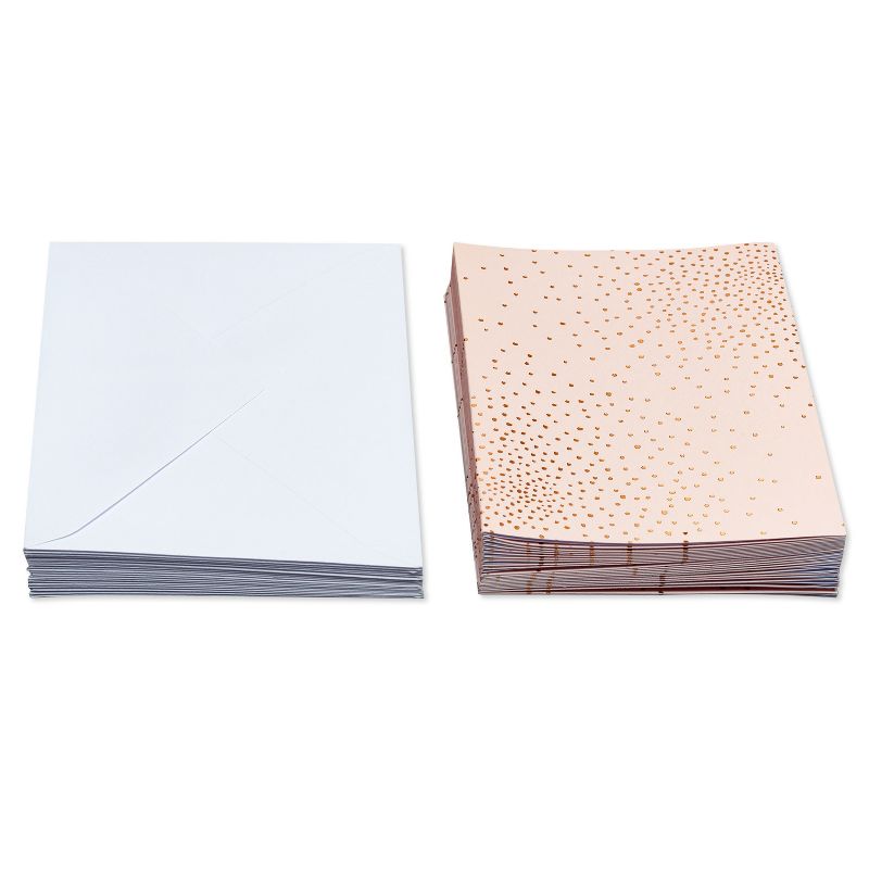 24ct Blank Cards with Envelopes Pink - Spritz&#8482;, 5 of 9