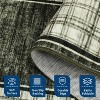 Acekool Checkered Area Rug, Washable Non-Slip Modern Low Pile Soft Rug for Living Room Bedroom Office Dining Room, Neutral Accent - 2 of 4