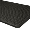 Kate Aurora Heavy Duty Embossed Non Slip Memory Foam Kitchen Mats - 30in W  X 18in L, Black : Target