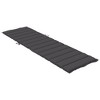 vidaXL Sun Lounger Cushion Melange Anthracite 78.7"x27.6"x1.6" Fabric - 4 of 4