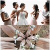 Unique Bargains Wristlet Packing List Artificial Flowers for Wedding Party 2 Pcs - 4 of 4
