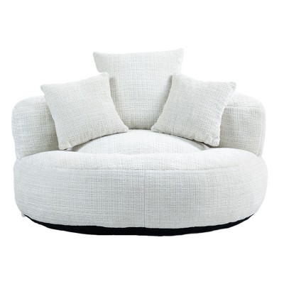 Maliang Lazy Sofa, Back Bean Bag Chair Couch With Three Pillows, Single Gaming Sofa Chair For Living Room, Bedroom