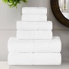 Ribbed Cotton Highly Absorbent Medium Weight 12 Piece Assorted Towel Set by Blue Nile Mills - 2 of 4