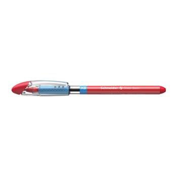 Schneider Slider Basic XB Ballpoint Pen, 1.4 mm, Red Ink, Single Pen