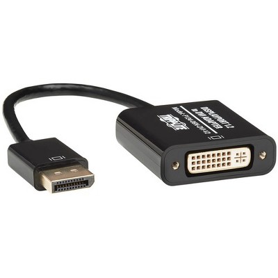 Tripp Lite 6in DisplayPort to DVI Adapter Active Converter M/F DPort 1.2 6" - DisplayPort/DVI for Video Device, Monitor, Projector, TV, Graphics Card