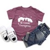 The Juniper Shop Be Strong And Courageous Bear Trees Youth Short Sleeve Tee - 2 of 2