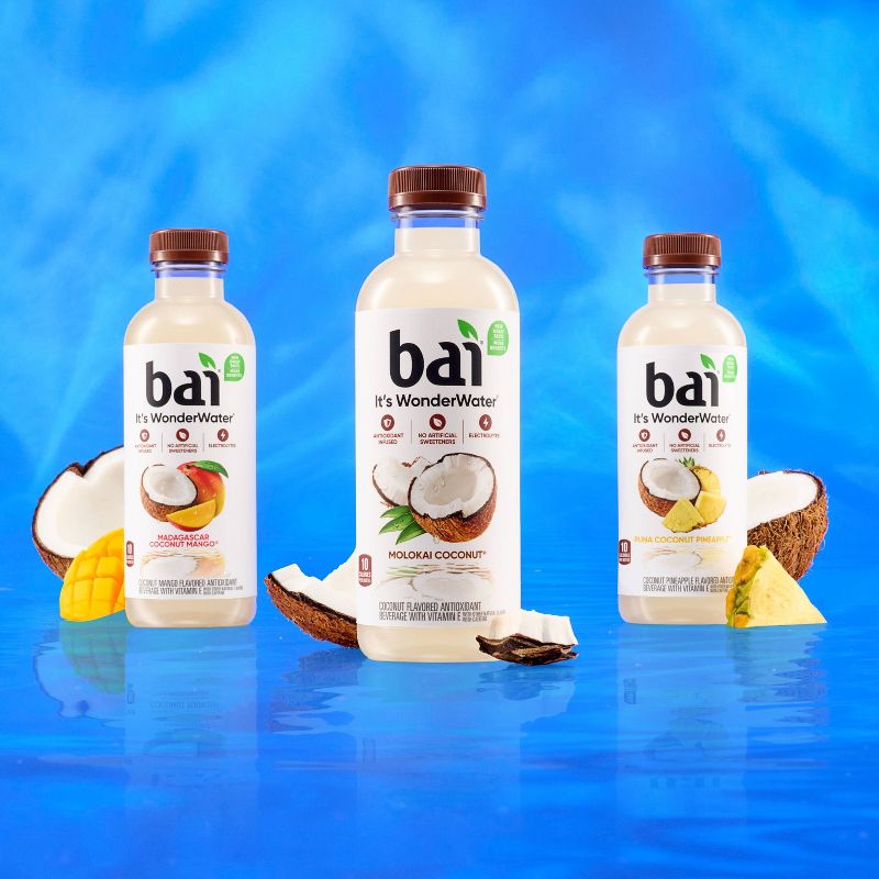 Bai Puna Coconut Pineapple Antioxidant Water - 18 fl oz Bottle, 3 of 8