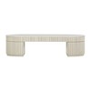TOV Furniture Bella Cream Oval Coffee Table - 3 of 4