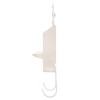 Iron Wall Mount with Attached Ironing Board Hooks, White - 3 of 4