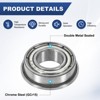 Unique Bargains Chrome Steel Durable Multipurpose Use Flanged Ball Bearing - 2 of 4