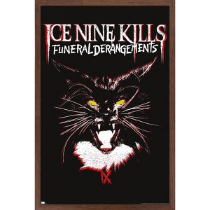 Trends International Ice Nine Kills - Cat Funeral Derangements Framed Wall Poster Prints - 1 of 4