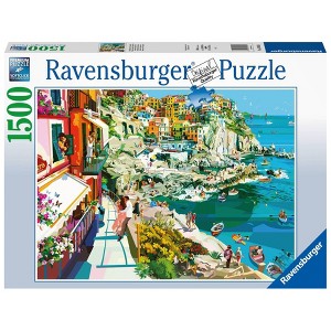 Ravensburger Romance in Cinque Terre Jigsaw Puzzle - 1500pc - 1 of 3
