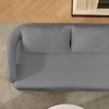 Okak Modern Teddy Fleece Upholstered Back Armchair with Gold Metal Frame,Leisure Reception Chair for Living Rooms,Relaxation Areas - 3 of 4
