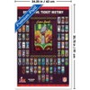 Trends International NFL League - Super Bowl LIX Ticket Collage Framed Wall Poster Prints - 3 of 4