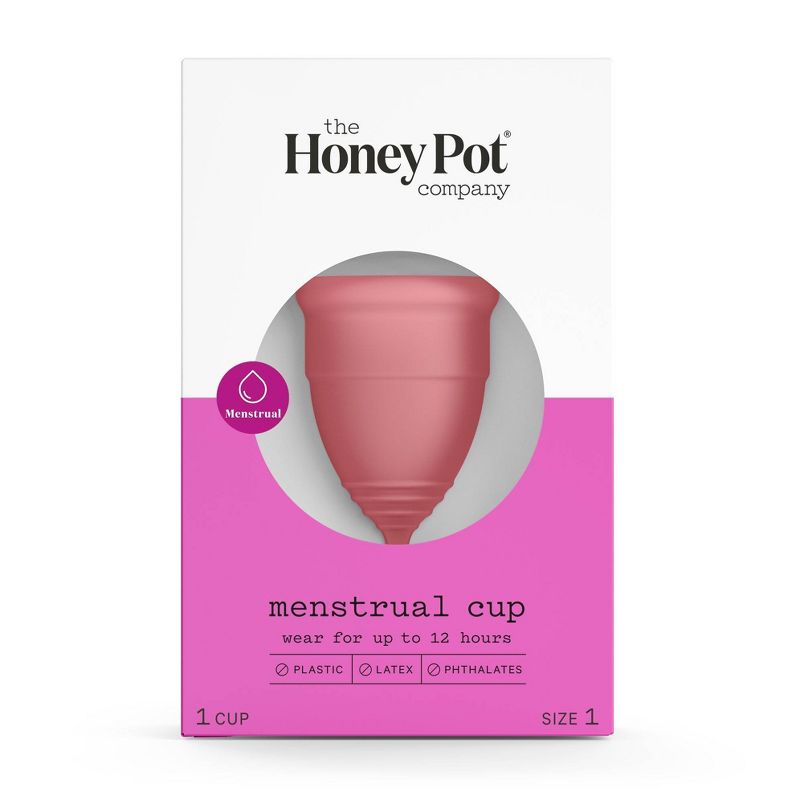 The Honey Pot Company, Silicone Menstrual Cup, Size 1 for Light-Medium Flow - 1ct, 1 of 12