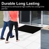 A1HC Natural Rubber Premium Capsule Scrapper Floor Mat for Commercial & Heavy Traffic Area Black - 4 of 4