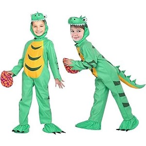 Dinosaur Costume for Toddlers Kids,Triceratops Dinosaur Costume,Kid Halloween Dress Up Dino Themed Pretend Party - 1 of 4