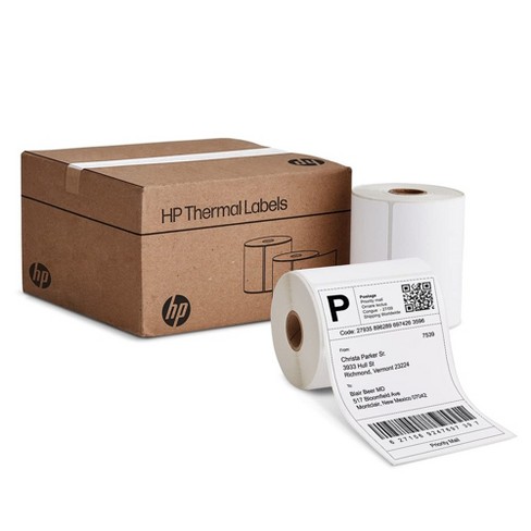 4 x 6 Thermal Shipping Paper Roll of 500 Labels Self-adhesive