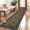 Indoor Room Accessory For Living Room Bedroom Modern Floral Pattern Area Rug Non Slip Soft Carpet Washable Low Pile Floor Mat - 4 of 4