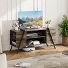 TV Stand for 47Inch TV, Modern Entertainment Center with Open Adjustable Shelf, Cable Holes, TV Console Table - 4 of 4