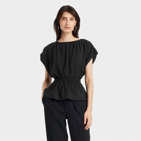 Peplum tops target on sale