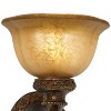 Minka Lavery Industrial Wall Light Sconce Illuminati Bronze Hardwired 8" Fixture Silver Patina Glass Shade for Bedroom Bathroom - 3 of 4