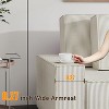 96 Inches Stripe Corduroy Sectional Sofa, Modern L Shaped Oversized Sectional Sofa, for Living Room, Apartment, Studio - 4 of 4