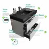 NicBex Floating Bathroom Vanity with Sink,Bathroom Sink Vanity with 2 Drawers,35.8 inch Bathroom Sink Cabinet without Drain and Faucet,Pre-assembled - 4 of 4