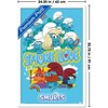 Trends International Smurfs (2025) - Smurf Love Framed Wall Poster Prints - 3 of 4