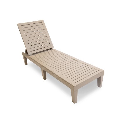 Plastic reclining best sale sun lounger