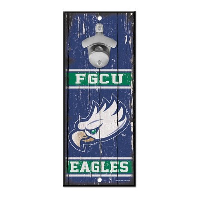 NCAA Florida Gulf Coast Eagles 11"x5" Bottle Opener Wood Sign