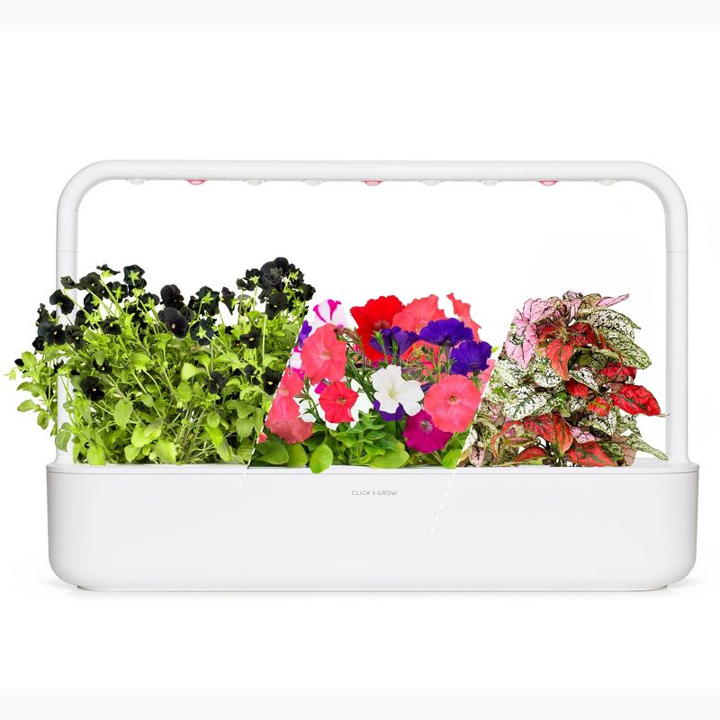 Click & Grow Indoor Vibrant Flower Gardening Kit, Smart Garden 9 with Grow Light and 36 Plant Pods, 3 of 13