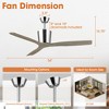 Parrot Uncle 54" Gold Standard Ceiling Fan with Remote - 3 of 4