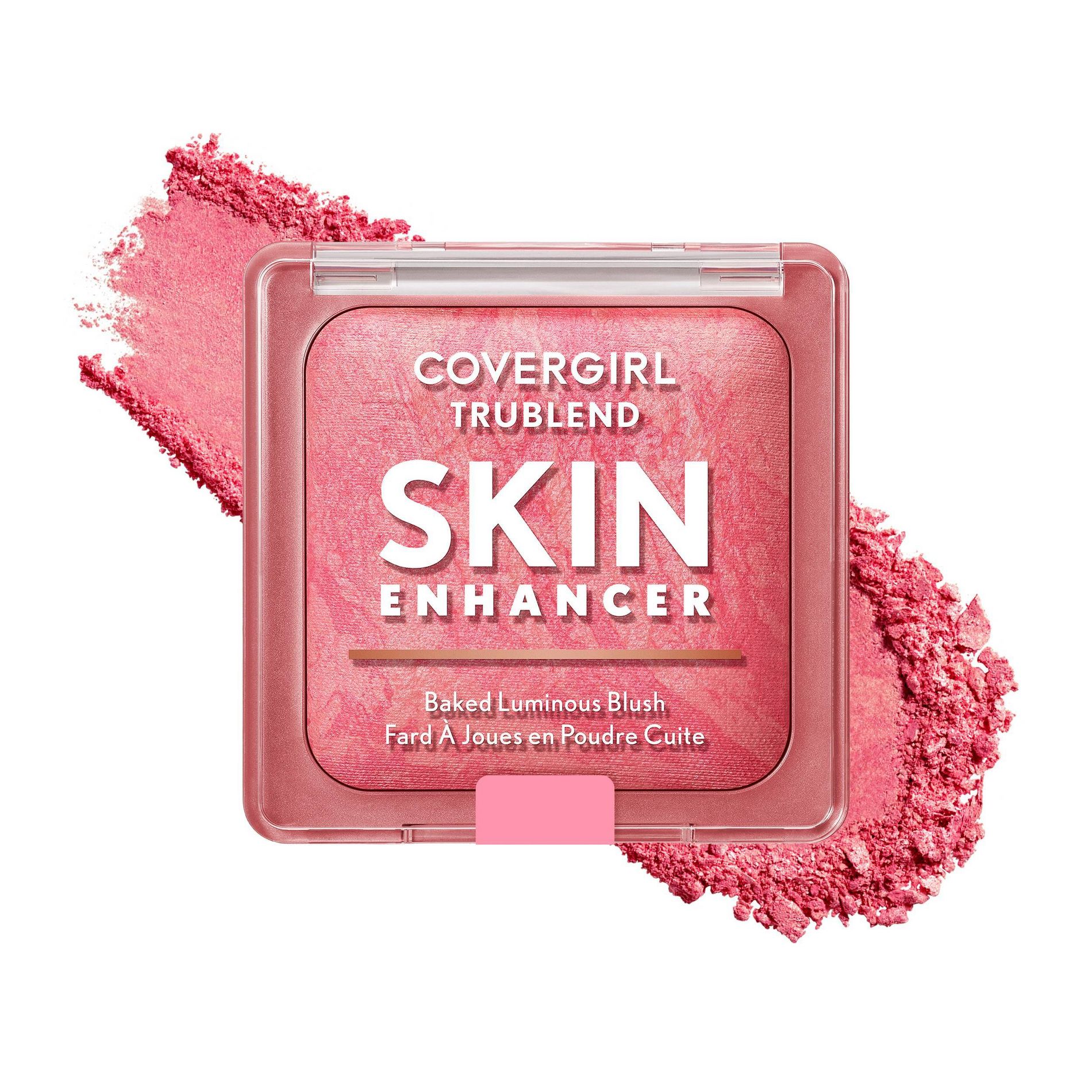 COVERGIRL TruBlend Skin Enhancer Baked Luminous Blush - 400 Please Please Pink - 8g: For Cheekbones, Buildable Coverage