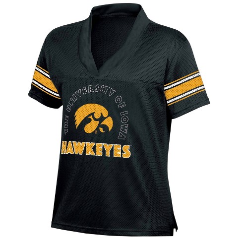 Ncaa Iowa Hawkeyes Women's Mesh Jersey T-shirt : Target