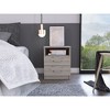NicBex 2 Drawers Dresser for Bedroom with 1 Open Shelf,Chest of Drawers with White Metal Handle,Storage Dressers for Bedroom - 2 of 4