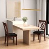 Tangkula Set of 4 Dining Chair Kitchen Chair with Backrest Padded Seat & Rubber Wood Legs - 4 of 4