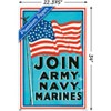 Trends International Join Army Navy Marines Unframed Wall Poster Prints - 3 of 4