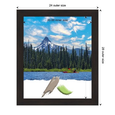 Classic Espresso Brown Wood Wall Picture Frame