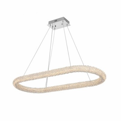 Elegant Lighting Bowen 1 - Light Chandelier in  Chrome