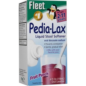 Fleet - Pedia Lax Childrens Liquid Stool Softener, Berry Flavor, 4 Oz - 1 of 4