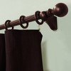 8ft 1-3/8 Lumi Home Furnishings Mix and Match Wood Single Rod (1-piece) Ant. Mahogany - 3 of 4