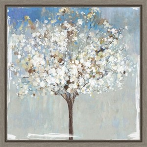 Amanti Art Winter Still Tree by Asia Jensen Framed Canvas Wall Art - 1 of 4