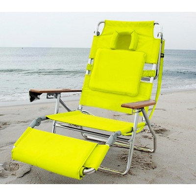 Ostrich Deluxe Face Down 3 In 1 Beach Chair Green - Deltess